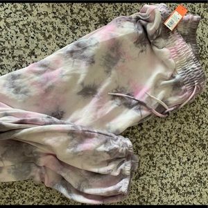 Colsie Purple Tie Dye Jogger (L)